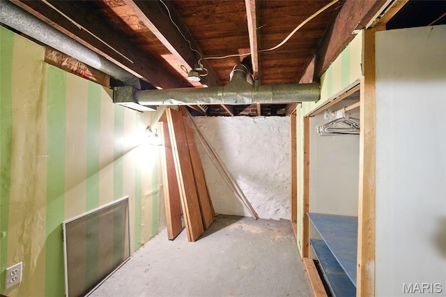4934 Tiemann Ave, Saint Louis, MO 63123 - view of unfinished below grade area