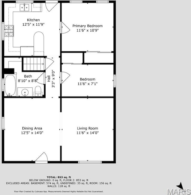 4934 Tiemann Ave, Saint Louis, MO 63123 - view of property floor plan