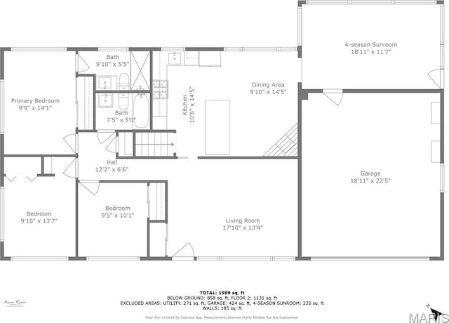 3 Cardigan Ln, Saint Louis, MO 63135 - view of floor plan / room layout