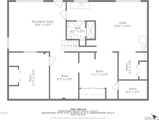 3 Cardigan Ln, Saint Louis, MO 63135 - view of room layout