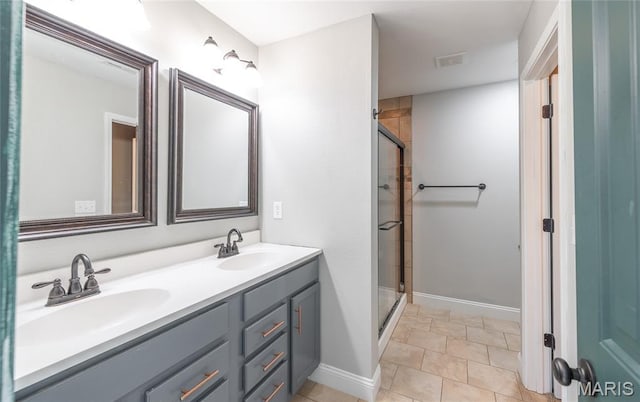 111 Brush Creek Pkwy, Saint Robert, MO 65584 - full bath featuring double vanity and a shower stall