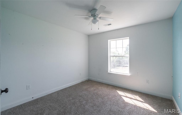 111 Brush Creek Pkwy, Saint Robert, MO 65584 - carpeted spare room with a ceiling fan and baseboards