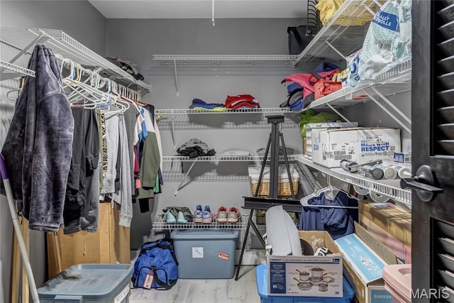 225 Hemingway Ln Unit F, Weldon Spring, MO 63304 - walk in closet with wood finished floors