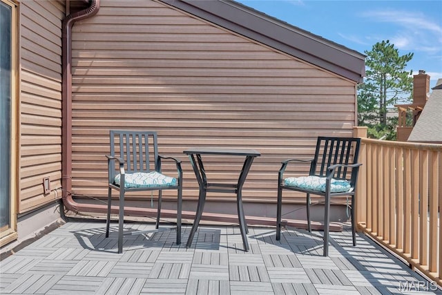 225 Hemingway Ln Unit F, Weldon Spring, MO 63304 - view of wooden terrace