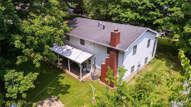 1131 Kimbel Ln, Jackson, MO 63755 - view of subject property with a tree filled landscape