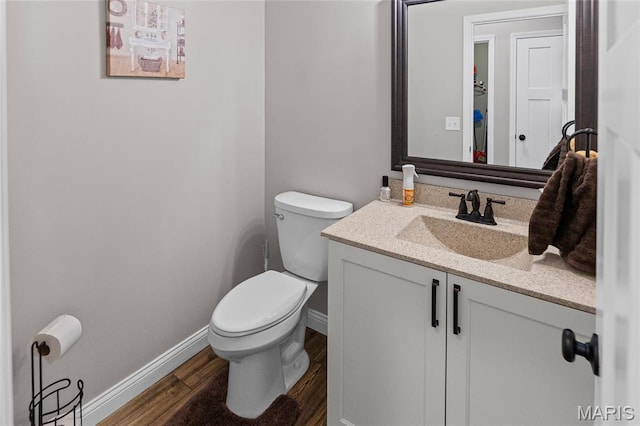 2626 Waldon Ln, Belleville, IL 62221 - bathroom featuring vanity and wood finished floors