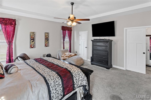 2626 Waldon Ln, Belleville, IL 62221 - carpeted bedroom with ceiling fan