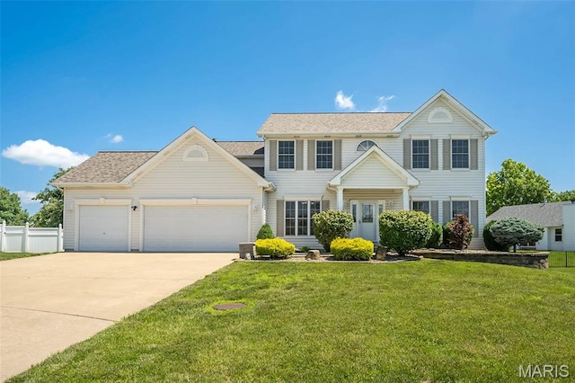 86 Homefield Square Ct, Ofallon, MO 63366 - view of front facade with concrete driveway and an attached garage