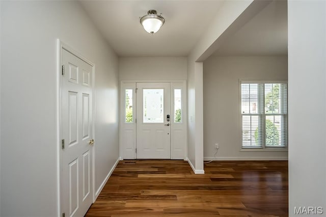86 Homefield Square Ct, Ofallon, MO 63366 - foyer entrance featuring baseboards and wood finished floors