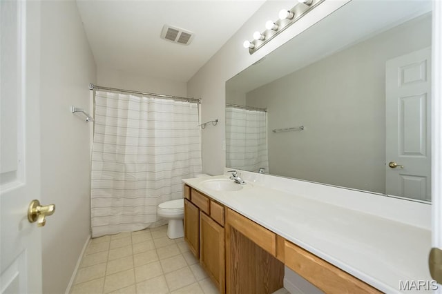 86 Homefield Square Ct, Ofallon, MO 63366 - full bath featuring vanity, tile patterned floors, and a shower with shower curtain