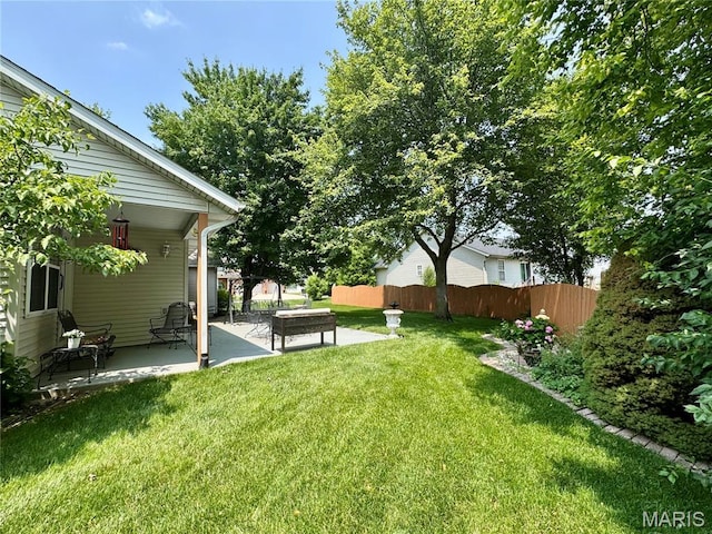 829 Clemson Ave, Fairview Heights, IL 62208 - view of yard featuring a patio area