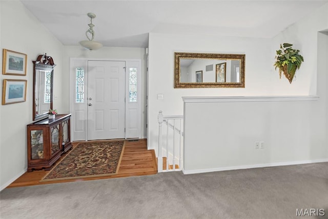 829 Clemson Ave, Fairview Heights, IL 62208 - carpeted foyer with baseboards
