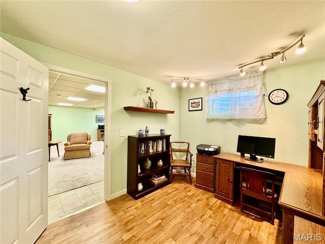 829 Clemson Ave, Fairview Heights, IL 62208 - office space featuring light wood finished floors, light carpet, and rail lighting