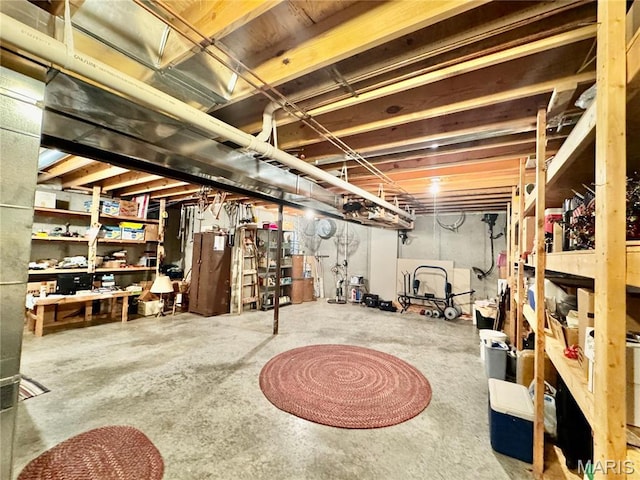 829 Clemson Ave, Fairview Heights, IL 62208 - view of unfinished basement