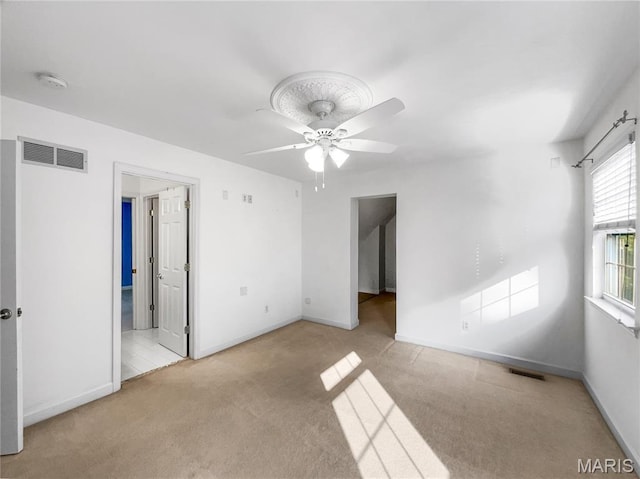 596 Eagle Manor Ln, Chesterfield, MO 63017 - unfurnished bedroom featuring carpet and ceiling fan