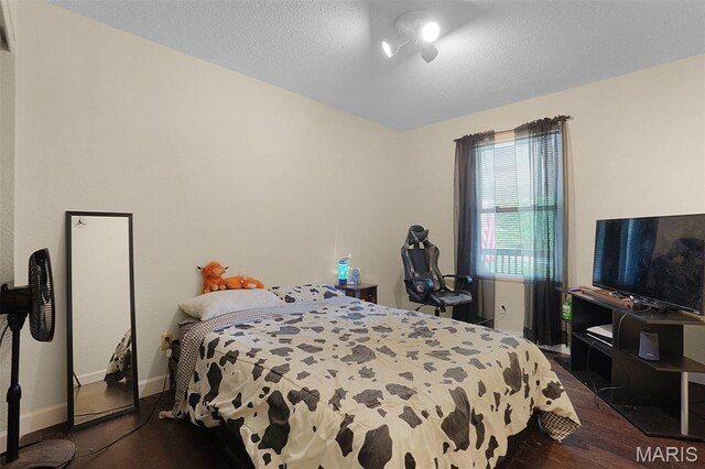 351 Orion Dr, De Soto, MO 63020 - bedroom featuring dark wood-style flooring