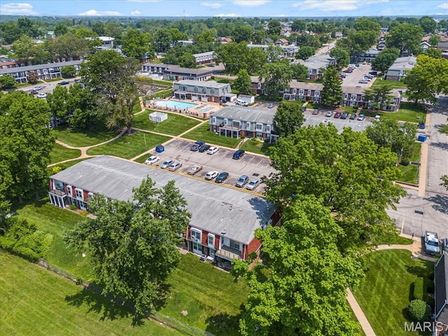1745 Herault Pl Unit F, Saint Louis, MO 63125 - drone / aerial view