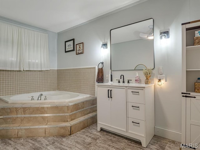 1767 Ames Rd, Prairie Du Rocher, IL 62277 - bathroom featuring vanity and a bath