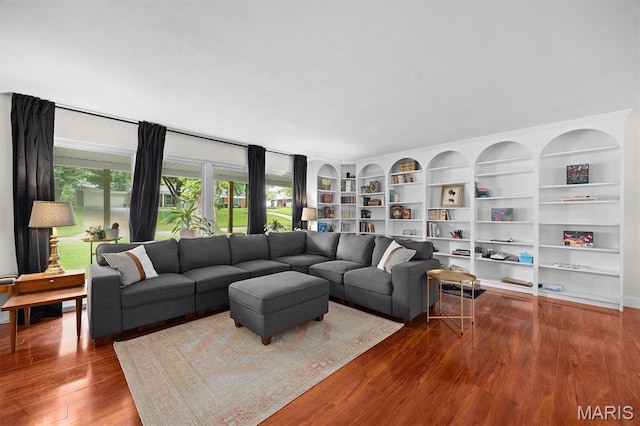 101 E Fairway Dr, Belleville, IL 62223 - living area featuring plenty of natural light and wood finished floors
