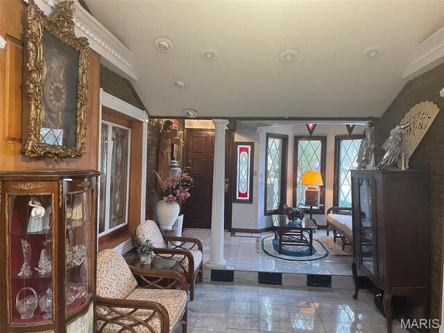 12746 Rolling Hills Dr, Trenton, IL 62293 - building lobby featuring vaulted ceiling