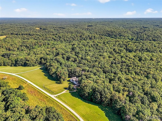 23827 Falcon Ridge Rd, Warrenton, MO 63383 - view of property location with a heavily wooded area