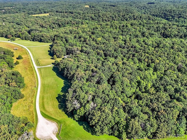 23827 Falcon Ridge Rd, Warrenton, MO 63383 - aerial view of property's location with a heavily wooded area