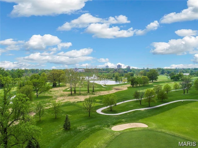 4100 Forest Park Ave Unit 322, Saint Louis, MO 63108 - view of community with a water view, view of golf course, and a yard