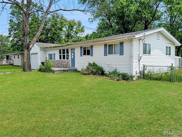 4664 Pogue Dr, House Springs, MO 63051 - ranch-style home featuring an attached garage