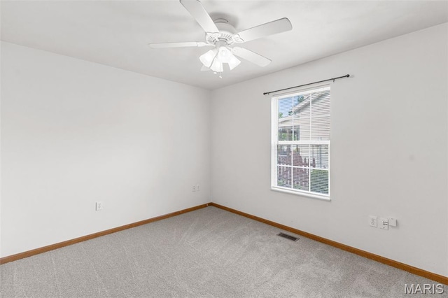 3779 Michael John Dr, Swansea, IL 62226 - empty room with carpet floors and ceiling fan