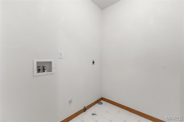 3779 Michael John Dr, Swansea, IL 62226 - laundry room featuring gas dryer hookup, hookup for a washing machine, electric dryer hookup, and light floors