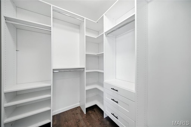 1408 Elm Tree Rd, Troy, MO 63379 - walk in closet featuring dark wood-style floors