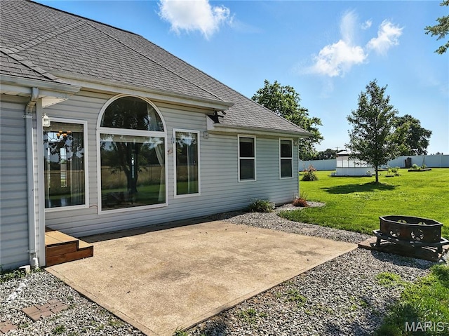 1408 Elm Tree Rd, Troy, MO 63379 - view of patio / terrace featuring an outdoor fire pit