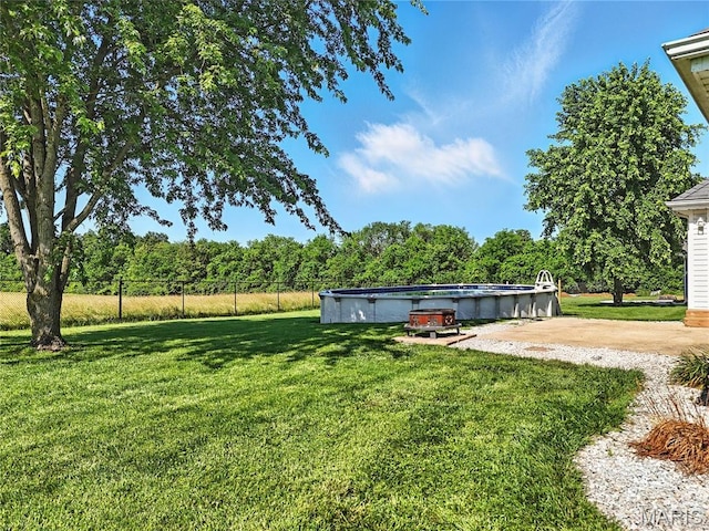 1408 Elm Tree Rd, Troy, MO 63379 - view of yard featuring an outdoor pool