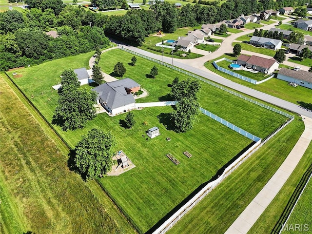 1408 Elm Tree Rd, Troy, MO 63379 - aerial perspective of suburban area