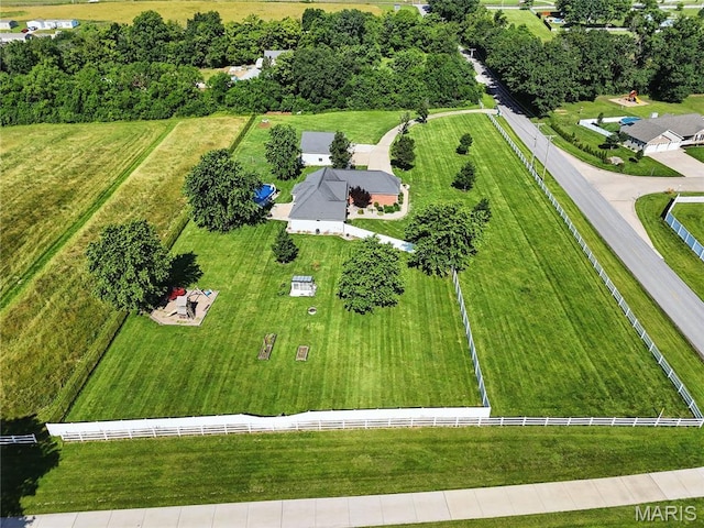 1408 Elm Tree Rd, Troy, MO 63379 - aerial overview of property's location with rural landscape