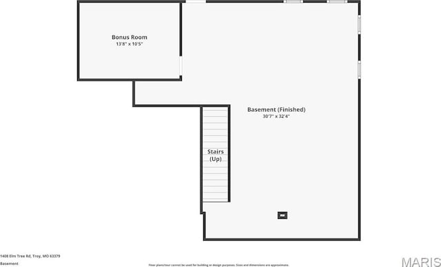 1408 Elm Tree Rd, Troy, MO 63379 - view of room layout
