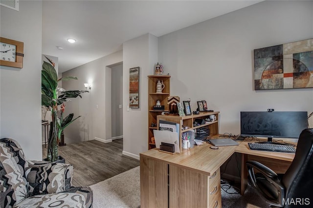 191 Noahs Mill Dr, Lake St Louis, MO 63367 - office with wood finished floors and baseboards