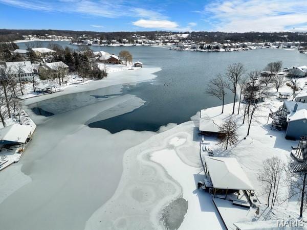 5 Sherman Ct, Hillsboro, MO 63050 - view of snowy aerial view