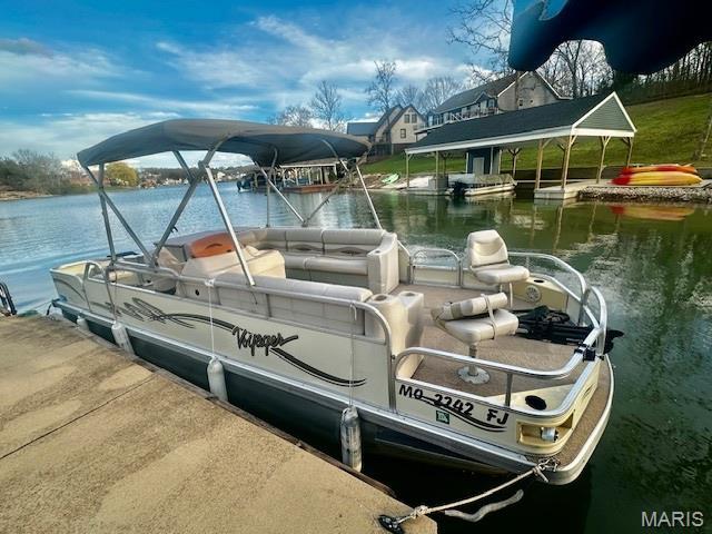 5 Sherman Ct, Hillsboro, MO 63050 - dock featuring a water view