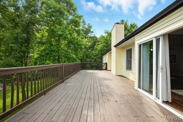 5 Sherman Ct, Hillsboro, MO 63050 - view of wooden terrace