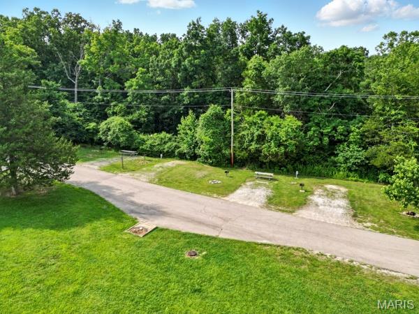 5 Sherman Ct, Hillsboro, MO 63050 - view of community featuring a yard, a forest view, and asphalt driveway