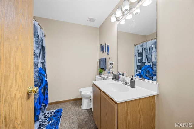 628 Homerun Dr Unit 11N, Ofallon, MO 63366 - bathroom with vanity, a shower with shower curtain, and tile patterned flooring