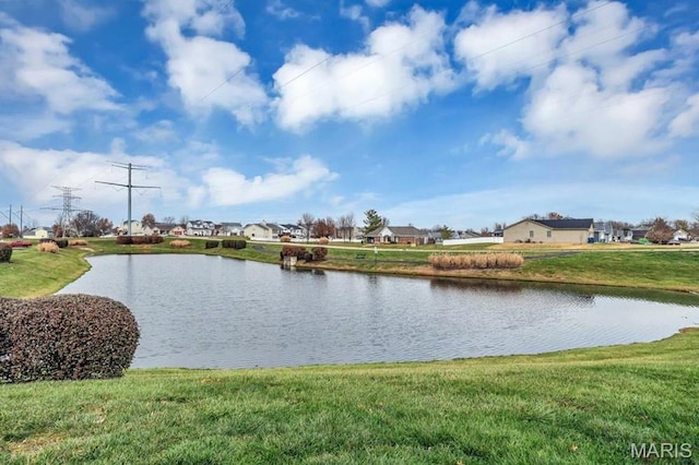 628 Homerun Dr Unit 11N, Ofallon, MO 63366 - water view with nearby suburban area