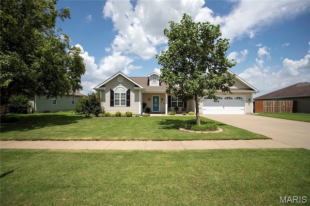 1106 Tulip Trce, Sikeston, MO 63801 - view of front of home with concrete driveway and an attached garage