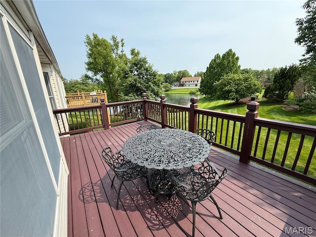 17 Battersea Ct Unit 6B, Ofallon, MO 63366 - deck with a yard