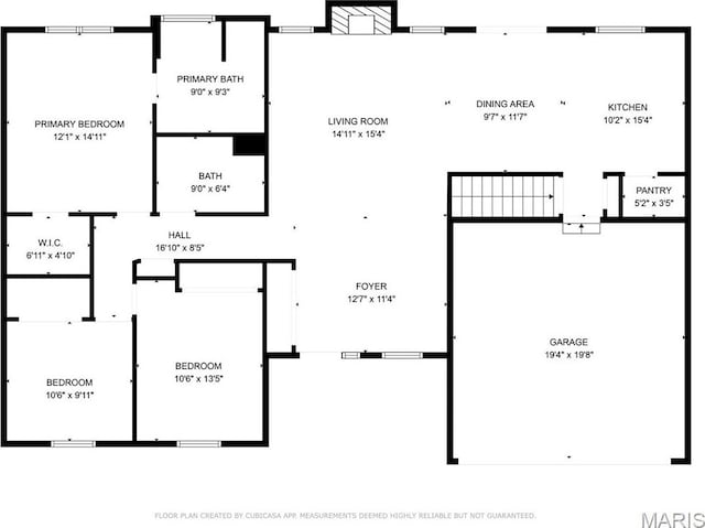 425 Bluffview Hts, Arnold, MO 63010 - view of room layout