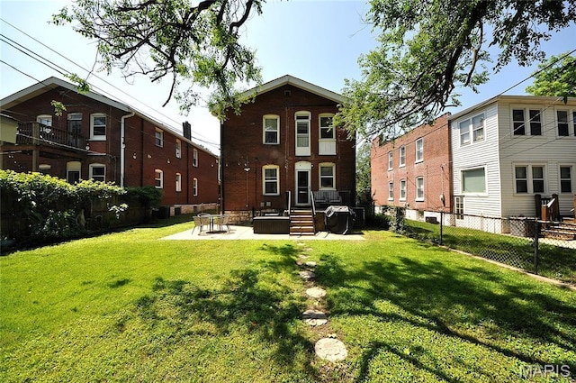 5241 Devonshire Ave, Saint Louis, MO 63109 - rear view of property featuring a patio area