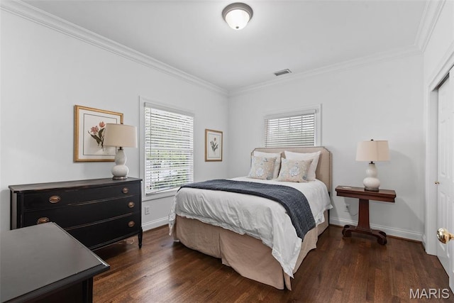 248 Gay Ave, Clayton, MO 63105 - bedroom with ornamental molding and wood finished floors