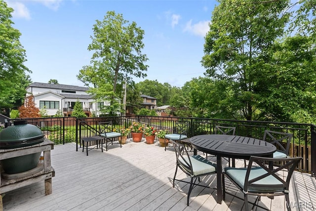 248 Gay Ave, Clayton, MO 63105 - deck with a grill and outdoor dining area