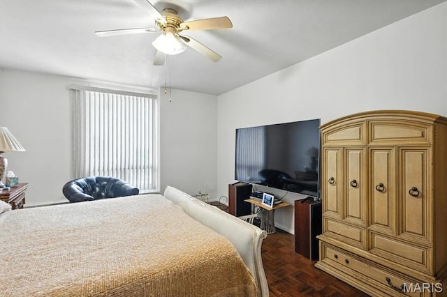 4501 Lindell Blvd Unit 9A, Saint Louis, MO 63108 - bedroom featuring ceiling fan